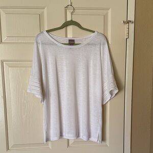 Cato White Short Sleeve Women's Tee